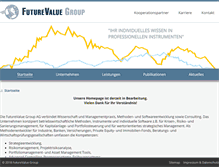 Tablet Screenshot of futurevalue.de